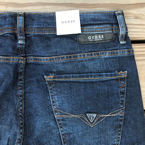 Guess Los Angeles Men Jeans Reg Straight Leg Denim - Picture 6 of 8